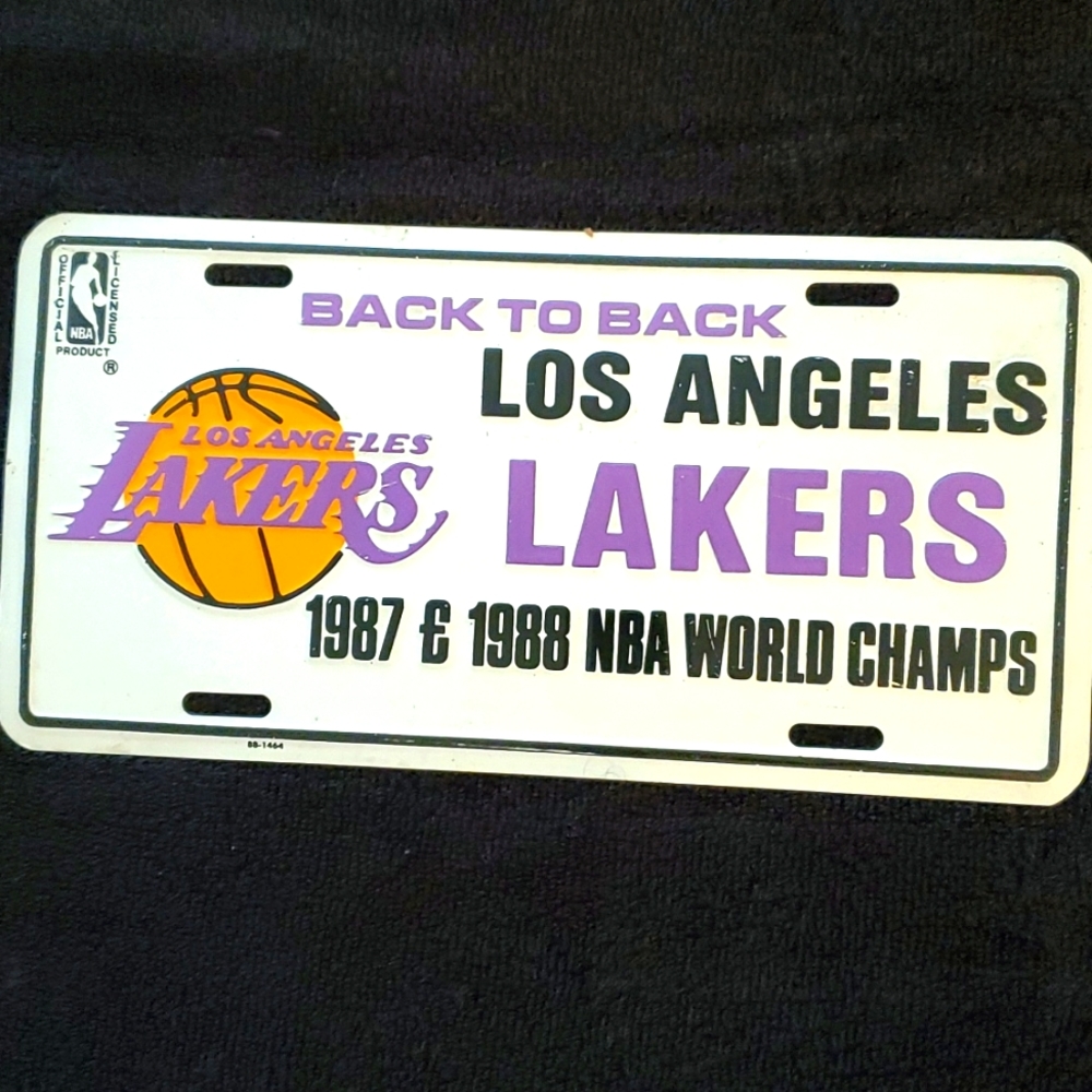 Los Angeles Lakers plate